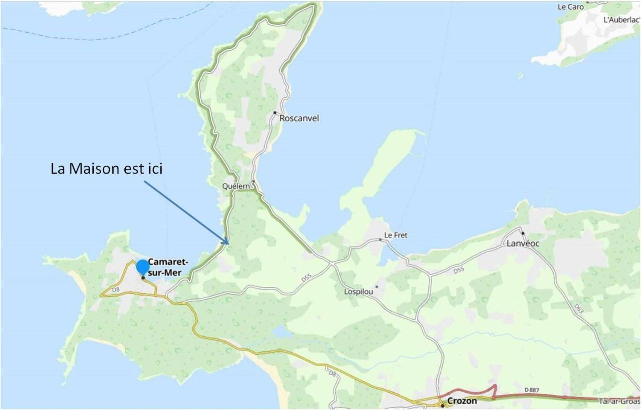 Maison Superbe Vue Mer - 200M De La Plage Camaret-sur-Mer Εξωτερικό φωτογραφία